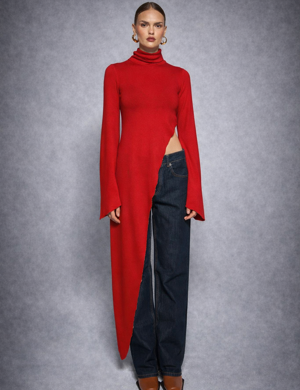 SUE BLOUSE RED