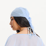 TULLE BANDANA BLUE