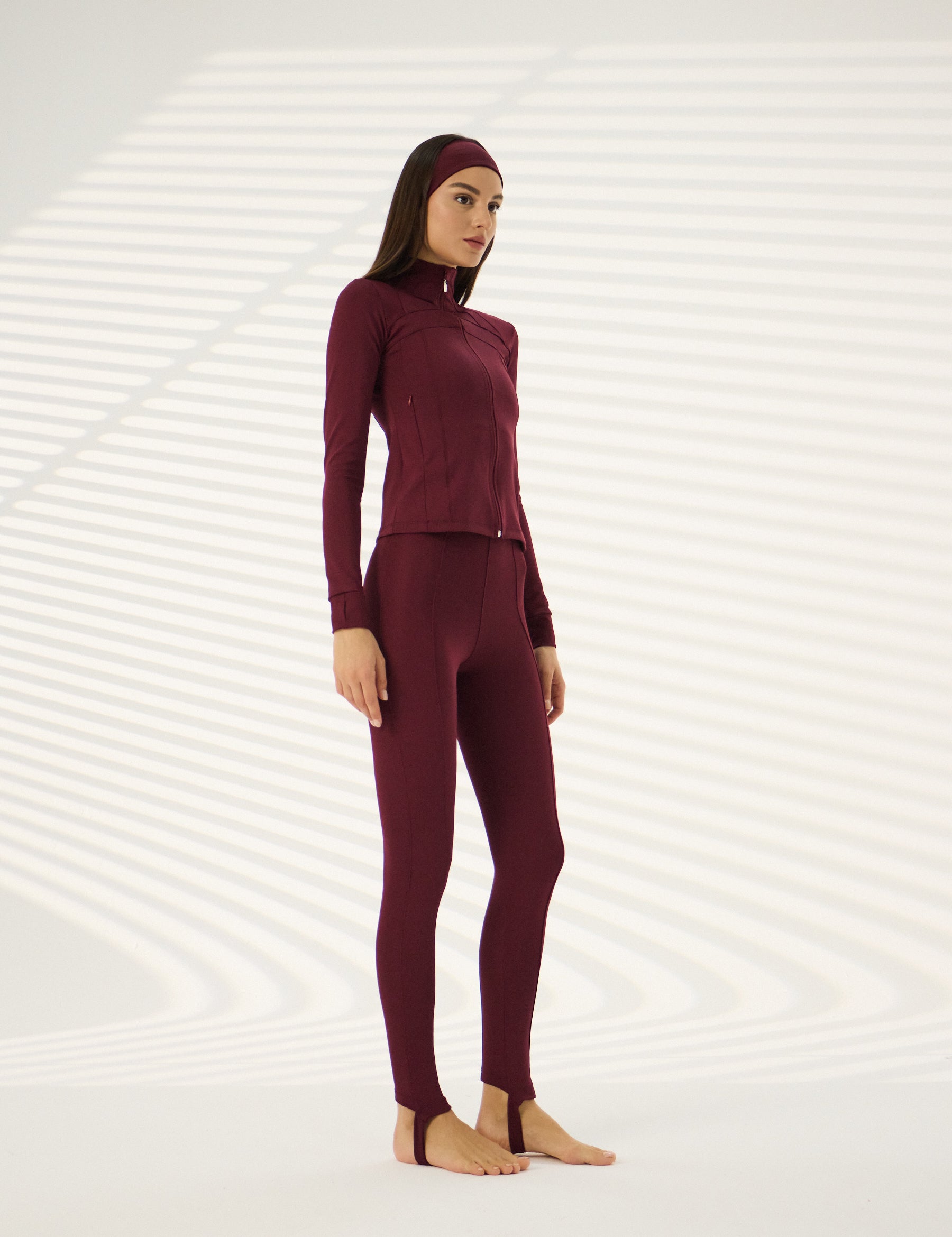 VERA LEGGINGS BORDEAUX
