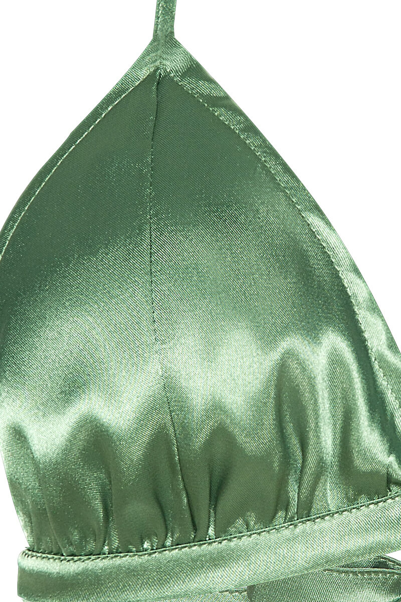 Liquide - Ev Giyim - Yeşil Saten İç Çamaşırı