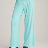 CLEO TROUSER SET WITH TIE DETAIL TURQUOISE