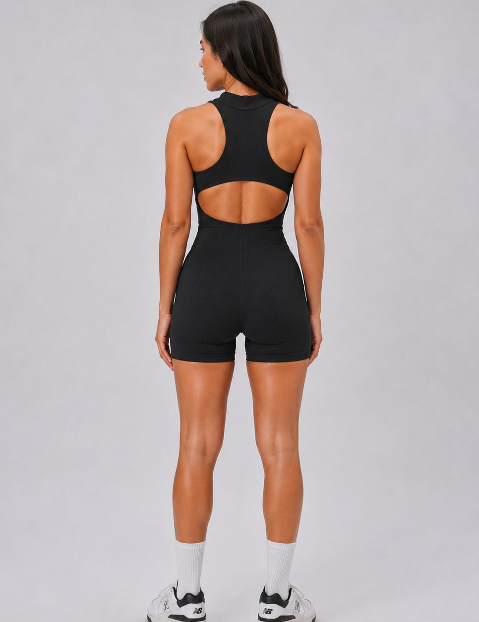 MITTE MİNİ KOLSUZ BODYSUIT SİYAH