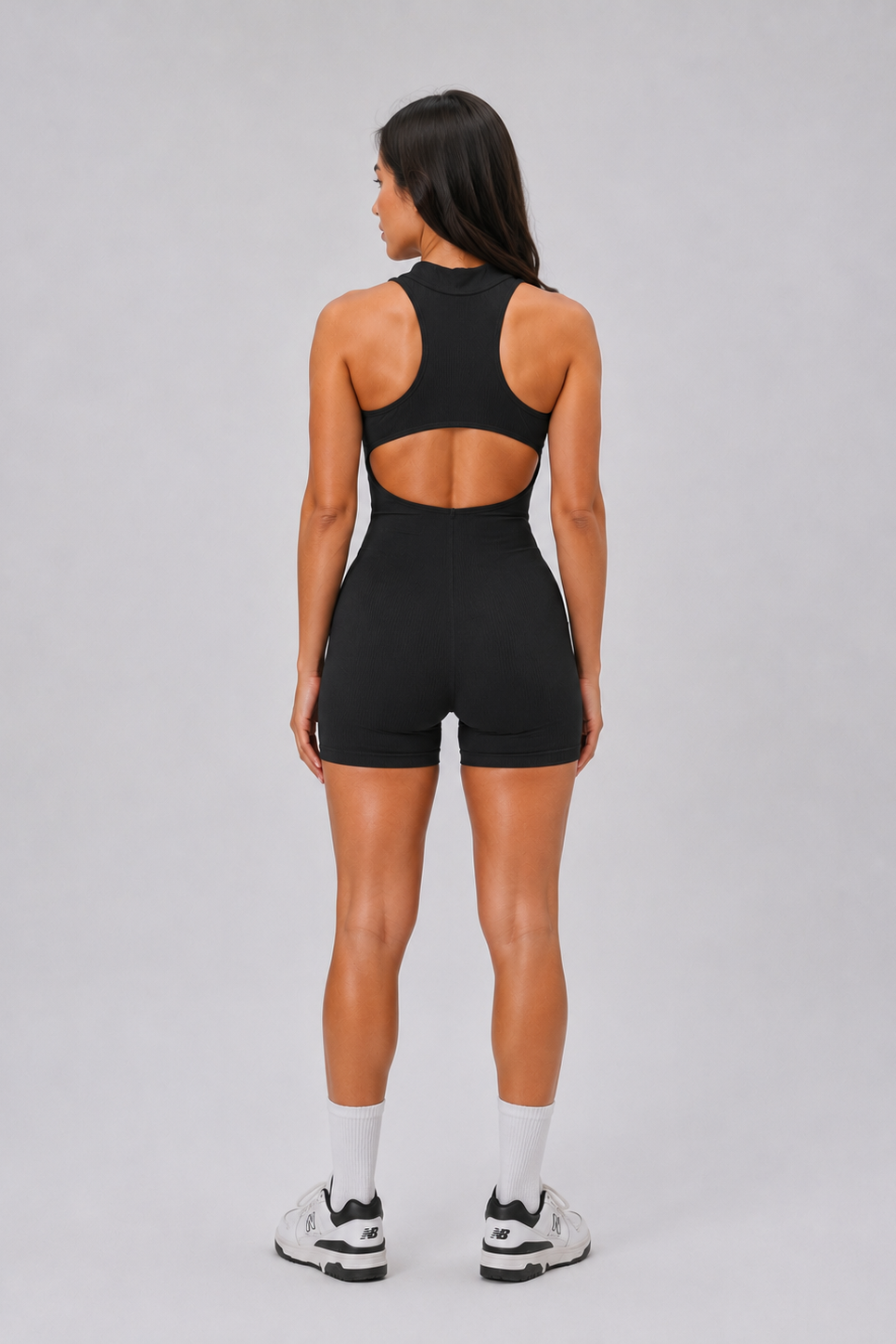 MITTE MİNİ KOLSUZ BODYSUIT SİYAH