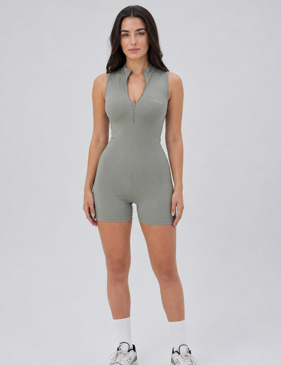 MITTE MİNİ KOLSUZ BODYSUIT HAKİ