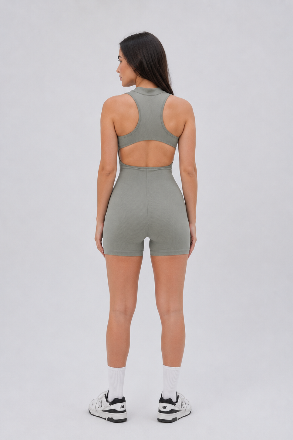 MITTE MİNİ KOLSUZ BODYSUIT HAKİ