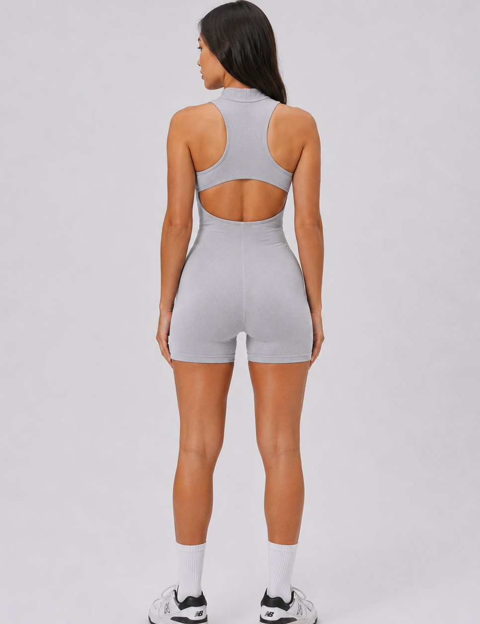 MITTE MİNİ KOLSUZ BODYSUIT GRİ
