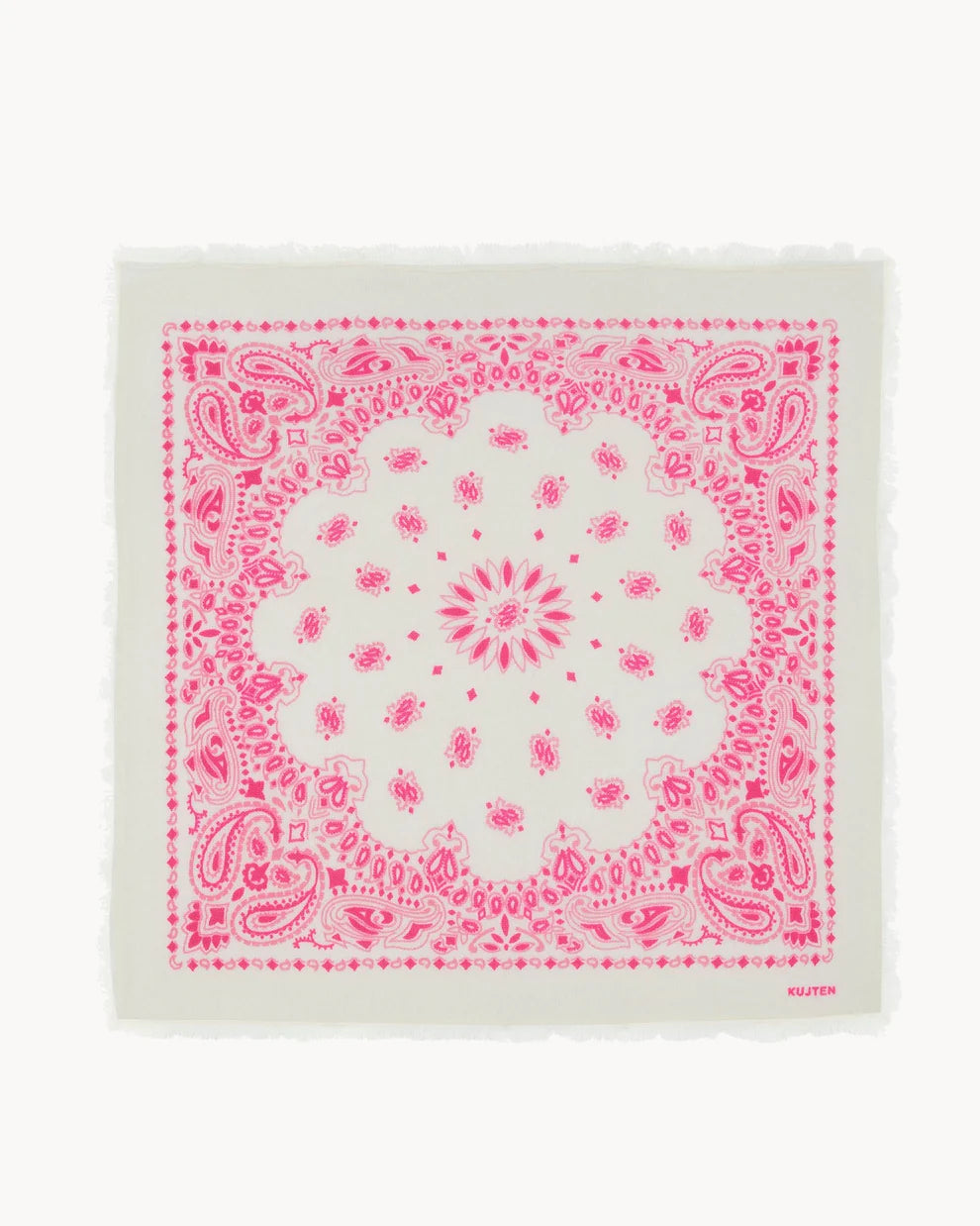 KUJTEN BÜYÜK BANDANA HACHIKO GÜL BEYAZI