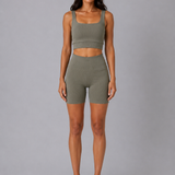 STRIA BIKER TAYT SOFT GREEN